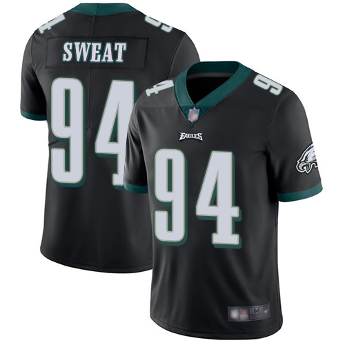 Men Philadelphia Eagles #94 Josh Sweat Black Alternate Vapor Untouchable NFL Jersey Limited Player Football->nfl t-shirts->Sports Accessory